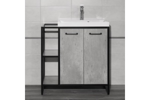 Тумба для комплекта Style Line Лофт 80 бетон