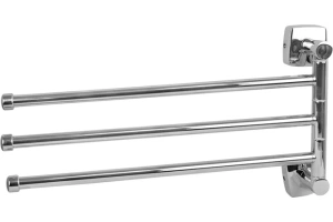 Полотенцедержатель Fixsen Kvadro поворотный, тройной  FX-61302A-3 