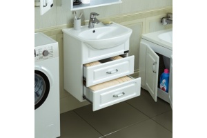 Тумба под раковину подвесная Санта Верона 50 белый - 3