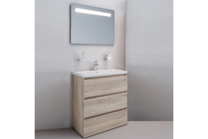 Мебель для ванной Am.Pm Gem S 75 напольная, светлый дуб