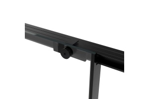 Душевой уголок Vincea Slim Soft 120х80 профиль черный стекло прозрачное  - 3