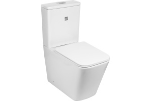 Унитаз-компакт Weltwasser WW SK Gelbach 001 ST GL-WT безободковый с микролифтом белый (10000006090) - 2