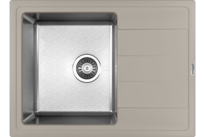 Мойка кухонная Florentina Комби 650 грей