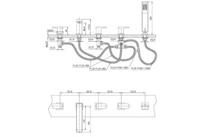 Смеситель на борт ванны KAISER Sonat (34222) - 2
