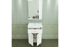 Тумба с раковиной напольная Санта Дублин 60 белый - 3