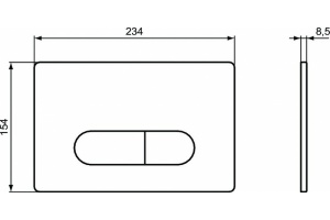 Кнопка смыва Ideal Standard Oleas белый (R0116AC) - 3
