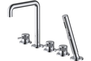 Смеситель на борт ванны Allen Brau Priority хром