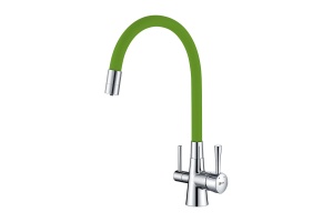 Смеситель Lemark Comfort (LM3075C-Green) для кухни  с подключением к фильтру с питьевой водой