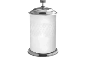 Мусорное ведро Boheme Royal Cristal Chrome стекло