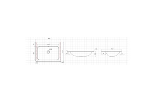 Мебельная раковина Vincea 60 белая - 2