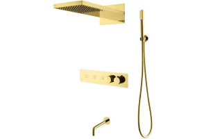 Душевой комплект Boheme Fusion золото (131-2-G)