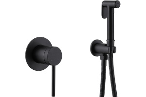 Гигиенический душ Abber Emotion черный матовый