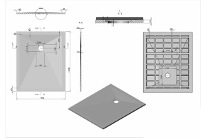Поддон для душа Vincea 110х90 белый матовый - 2
