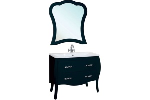 Зеркало Bellezza Грация 90 черное - 2