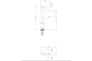Смеситель для раковины ABBER Emotion хром (AF8811) - 3