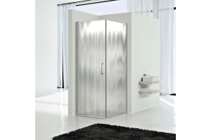 Душевая дверь Vincea Orta 90 хром стекло рифленое - 2