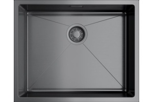 Мойка кухонная Omoikiri Taki 54-U/IF GM вороненая сталь