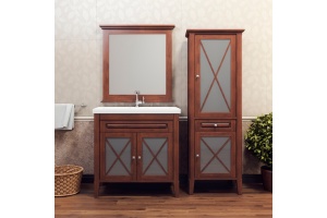 Мебель для ванной Opadiris Палермо 90 светлый орех