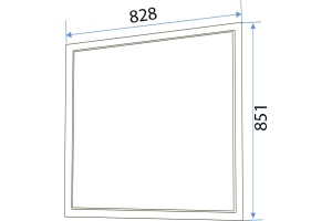 Зеркало в ванную 1Marka Прованс 83 см (У71973) - 3
