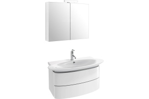 Мебель для ванной Jacob Delafon Presquile 100 белый лак, 2 ящика