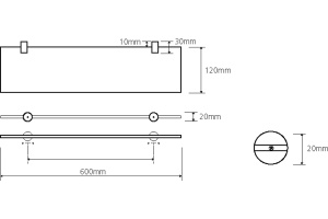 Полка Bemeta Alfa (102402242) - 2