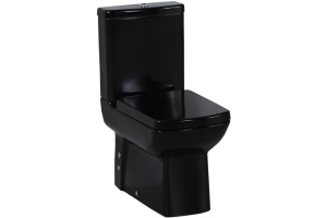 Чаша для унитаза-компакта Creavit Lara LR360 к стене, черная - 2