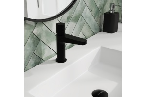 Смеситель для раковины WasserKRAFT Fulda черный матовый - 2