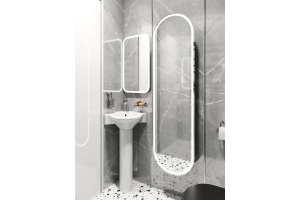 Раковина DIWO Псков 0100 угловая, с пьедесталом - 2