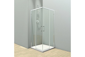 Душевой уголок Veconi Rovigo 90x90, хром (RV47-90-01-C4)
