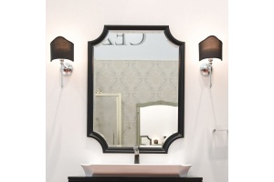 Зеркало Aqwella 5 stars LaDonna черное