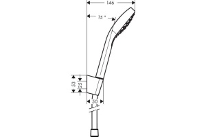 Душевая лейка Hansgrohe Croma select 11 см (26420400) - 2