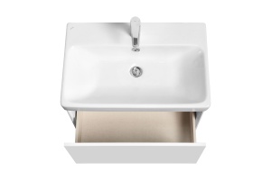 Тумба с раковиной Aquaton Асти 70 белый - 3