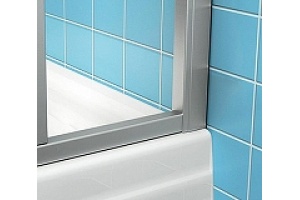 Душевая дверь Ravak Supernova SRV2-90 195 S 14V703O2Z1 профиль Черный стекло Transparent - 3