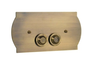 Кнопка смыва Boheme Medici латунь/бронза (651)