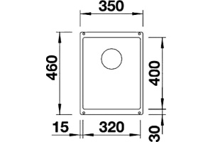 Мойка из гранита Blanco Subline черный (523406) - 2