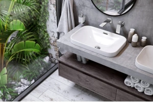 Раковина встраиваемая Excellent Hasko 57 белый - 2