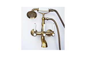 Смеситель для ванны Magliezza Bianco золото (50105-4-do) - 2