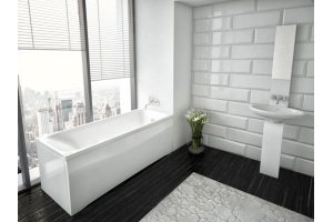 Акриловая ванна Акватек Альфа 150x70, слив справа - 2