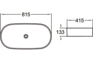 Раковина SantiLine SL-1079 - 2