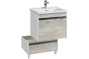 Комод Aquaton Капри 60 белый-светлое дерево - 3