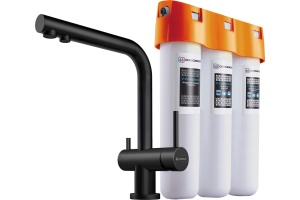 Смеситель для кухни с фильтром Omoikiri Nagano черный (4284.8028)