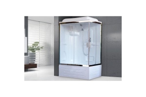 Душевая кабина Royal Bath BP 120х80 L профиль хром стекло прозрачное - 2