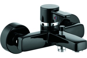 Смеситель для ванны Kludi  хром, черный (386708675)