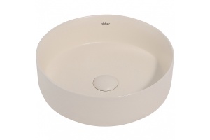 Накладная раковина Abber Bequem 36 светло-бежевая матовая