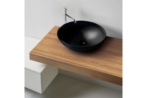 Раковина накладная Kerasan Ciotola 46 черный матовый (430331) - 3