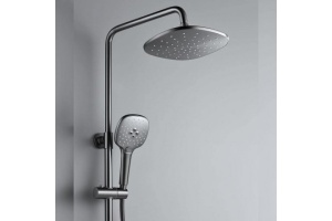 Душевая стойка Black&White Universell черная матовая - 2