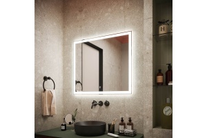 Зеркало Sancos City 80х70 с подсветкой - 2
