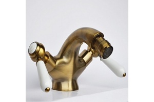 Смеситель для биде Magliezza Bianco бронза (50109-br)