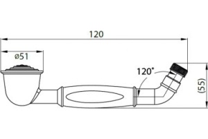 Душевая лейка Cezares Retro CZR-C-DEF2-01-Bi хром - 2