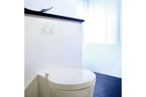 Кнопка смыва TECE Loop 9240650 белое стекло - 3